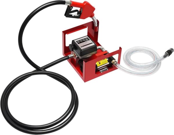 Itseimevä dieselpumppu, 200W teho, 50L/min virtausnopeus, täydellinen tankkaussarja