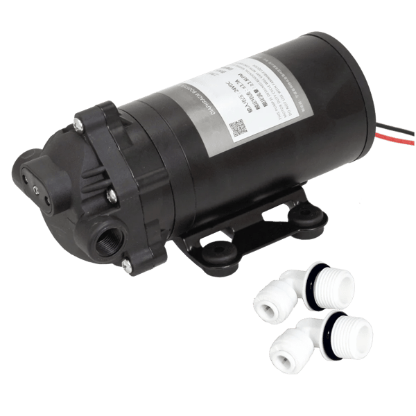 RO Booster Pump, 200 GPD kapasiteetti, itsestään imemä jopa 2M,varusteilla