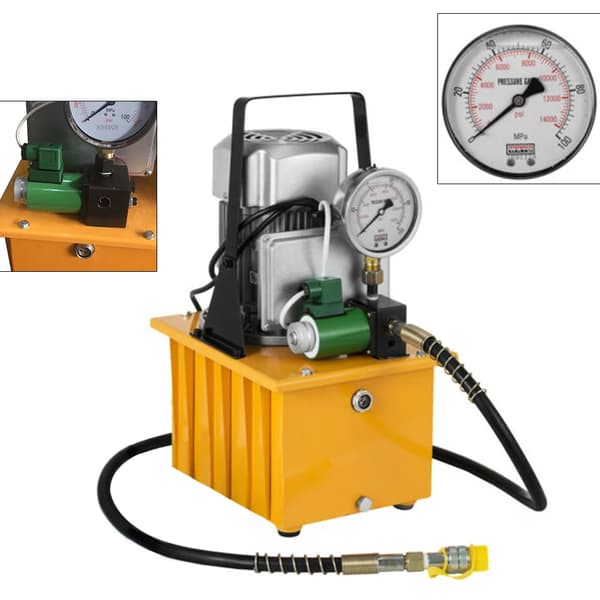 750W Hydraulisk Elektrisk Pumpe, 10000PSI Arbejdstryk, 7L Oliekapacitet