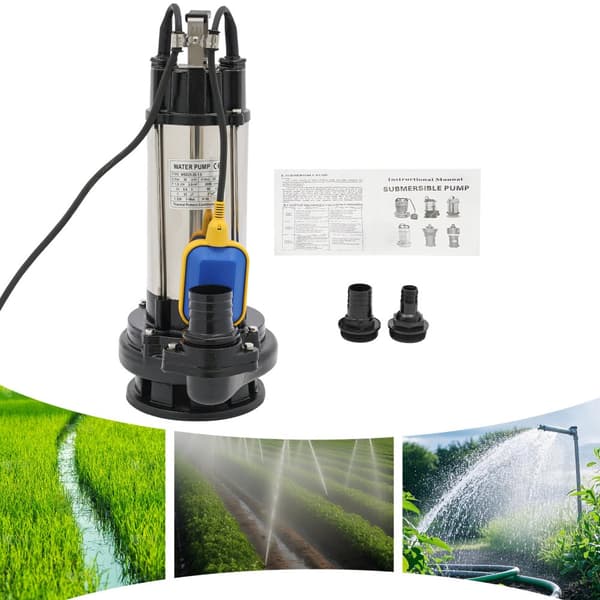 Upotettava viemäripumppu, 1,5 kW teho, maksimi virtaus 36 m³/h, IP68-luokitus,220V, EU