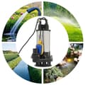 Pikkukuva 2 / 4: Upotettava viemäripumppu, 1,5 kW teho, maksimi virtaus 36 m³/h, IP68-luokitus,220V, EU
