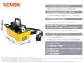 Pikkukuva 2 / 2: Hydraulinen pumppu, 10 000 PSI:n teho, 2,3 L öljysäiliö,2.3L öljysäiliö
