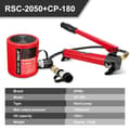 Pikkukuva 2 / 2: 20 tonnin hydraulisylinteri, 700 kg/cm² paine, 350 cc öljytilavuus käsipumpulla,0RSC-2050 ja CP-1800