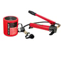 Pikkukuva 1 / 2: 20 tonnin hydraulisylinteri, 700 kg/cm² paine, 350 cc öljytilavuus käsipumpulla,0RSC-2050 ja CP-1800