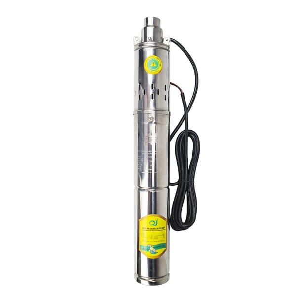 Aurinkokäyttöinen uppopumppu, 370W teho, 2T/H virtausnopeus, DC 24V, 370W