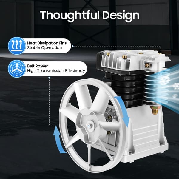 Luftkompressor Pumpehoved, 3HK, 250L Udgivelsesvolumen