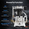 Miniatyrbillede 2 af 4: Luftkompressor Pumpehoved, 3HK, 250L Udgivelsesvolumen