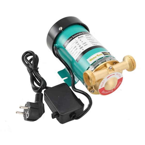 Vandtrykksforstærkerpumpe, 120W effekt, 25L/min flowrate