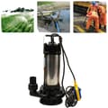 Miniatyrbillede 1 af 4: Snavset Vandpumpe, 1500W Effekt, IP68 Vandtæt Vurdering, Automatisk Flydeafbryder,220V, EU