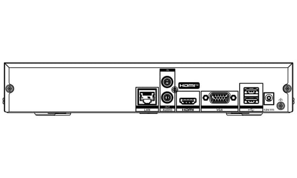 NVR 8CH 4K 1XSATA