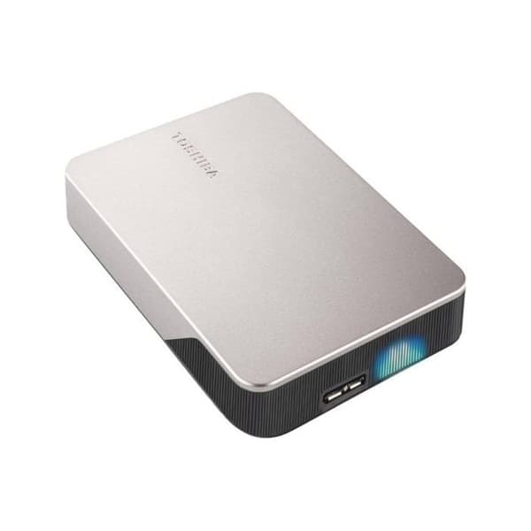 LAGRING, HDD, Externa HDD, Toshiba Canvio Flex HDD Ext 4tb Varm Silver