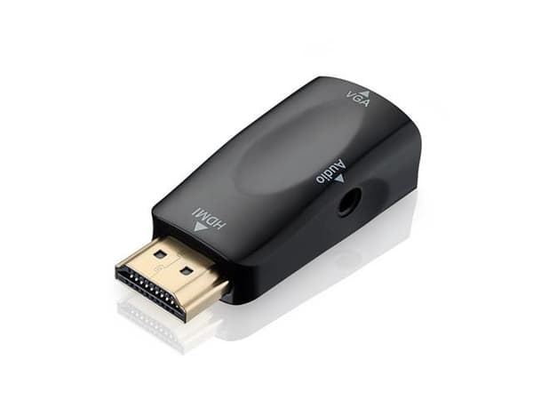 HDMI VGA Adapteriin Audiotulolla - Mini