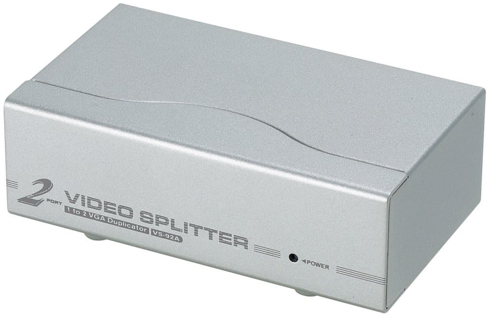 ATEN, VGA-splitter, 1-2, 1920x1440@60Hz, 250 MHz båndbredde, 1xHD15 h