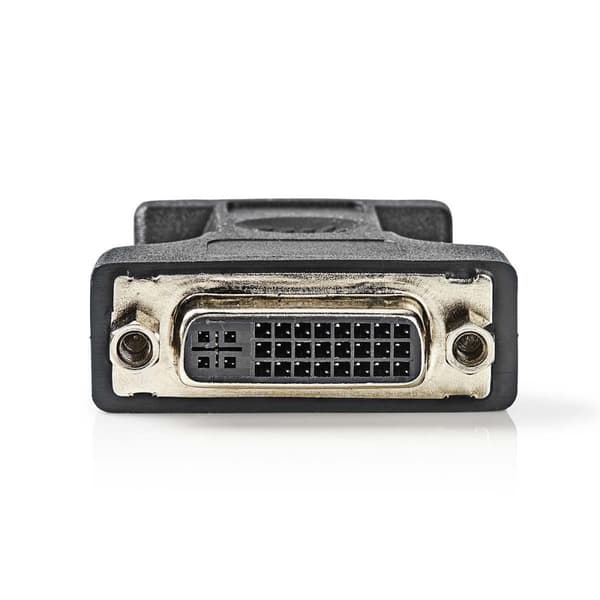 Nedis VGA-adapter | VGA Hane | DVI-I 24+5-Pin Hona | Nickelplaterad | Rak | ABS / Metall | Svart | Kuvert