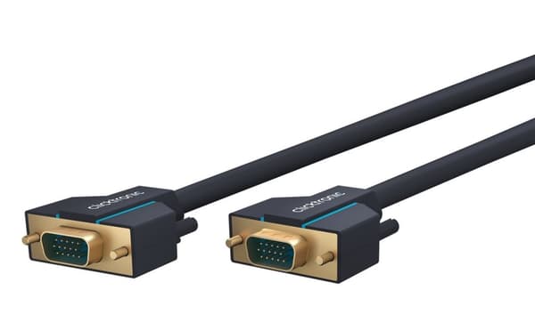 ClickTronic VGA-kabel Premium-kabel | 1x VGA-kontakt 1x VGA-kontakt | 5,0 m | SXGA @ 75 Hz