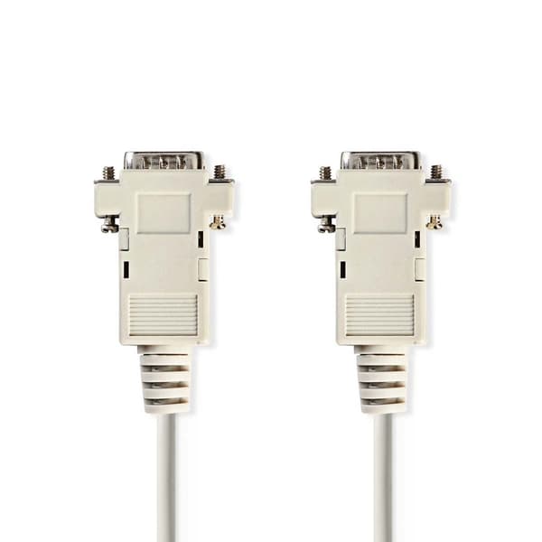 Nedis VGA-kabel | VGA Han | VGA Han | Nikkelplateret | Maksimal opløsning: 1024x768 | 2.00 m | Runde | ABS | Elfenben | Konvolut