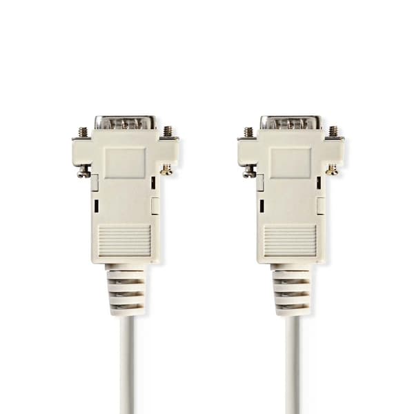 Nedis VGA-kabel | VGA Han | VGA Han | Nikkelplateret | Maksimal opløsning: 1024x768 | 2.00 m | Runde | ABS | Elfenben | Konvolut