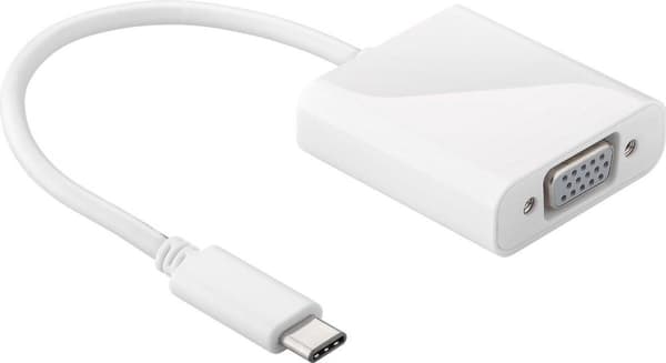 Goobay USB-C/VGA Hvid Hvid