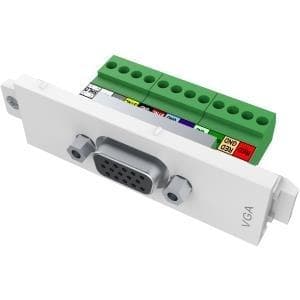 VISION Techconnect VGA jack-modul Hvid