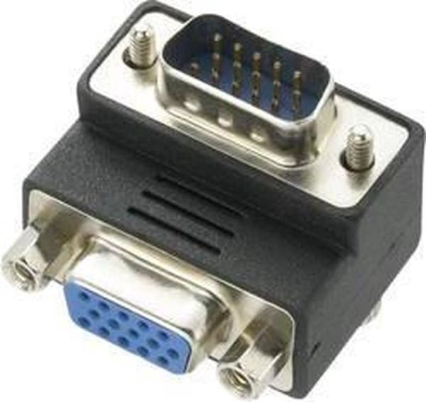 Renkforce RF-4261557 VGA-adapter [1x VGA-kontakt - 1x VGA-uttag] Svart