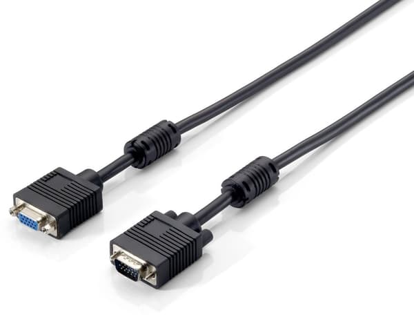 Udstyr 118803 VGA kabel 8 m VGA (D-Sub) Sort