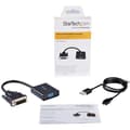 Miniatyrbillede 2 af 4: StarTech.com DVI-D til VGA aktiv videoadapter/konverterkabel - 1920x1200 - Videokonverter - Sort (DVI2VGAE)