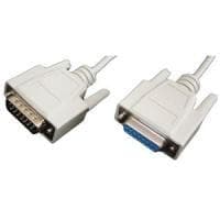 shiverpeaks BAISC-S 15-polet Sub-D-kabel, stik - stikkontakt 2,0 m, 15-benet Sub-D-kabel - 15-benet Sub-D-stik, med (BS78047-2)