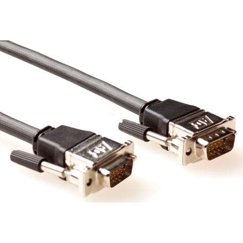 ACT 30 meter högpresterande VGA-kabel hane-hane med metallhuvar. Längd: 30 m Vga metallhuva hd15m/m 30,00m (AK9077)