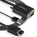 Pikkukuva 6 / 7: StarTech.com 2 m (6,6 jalkaa) VGA-HDMI-sovitinkaapeli USB-äänellä - Videoliitännän muunnin - HDMI / VGA / USB - USB, HD-15 (VGA) (M) - HDMI (M) - 2 m