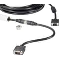Miniatyrbillede 2 af 3: Renkforce VGA tilslutningskabel VGA 15pol. Stik, VGA 15-pin. Stik 10,00 m sort RF-4537804 til tom ledningssamling, med ferritkerne VGA-kabel (RF-45378