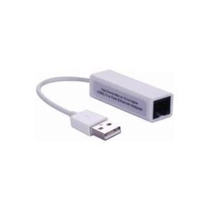 MicroConnect USB2.0 till Ethernet White Converter Support Network - Converter Support Network (kabel, vit)
