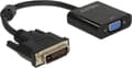 Miniatyrbild 1 av 5: DeLOCK Premium DVI-D till VGA-omvandlare / svart - 0,15 meter