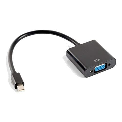 Lanberg AD-0006-BK videokaapelisovitin 0,2 m VGA (D-Sub) Mini DisplayPort Black (AD-0006-BK)