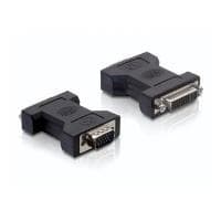 DeLOCK - VGA-adapter - DVI-I (W) til HD-15 (VGA) (M) - Fingerskruer
