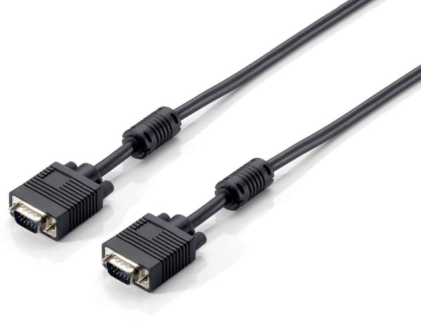 Udstyr - VGA-forbindelseskabel - HD-15 (M) - HD-15 (M) - 5,0 m - sort (118812)