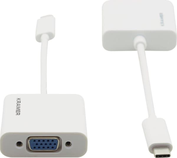 Kramer Electronics ADC-U31C/GF, 0,17 m, USB Type-C, VGA (D-Sub), han, hun, lige