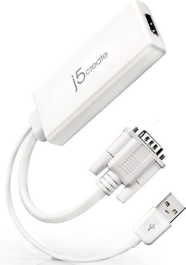 j5create JDA214-N VGA till HDMI Video Audio Adapter