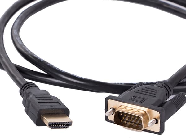 2 meter - HDMI till VGA Adapter - 1080p