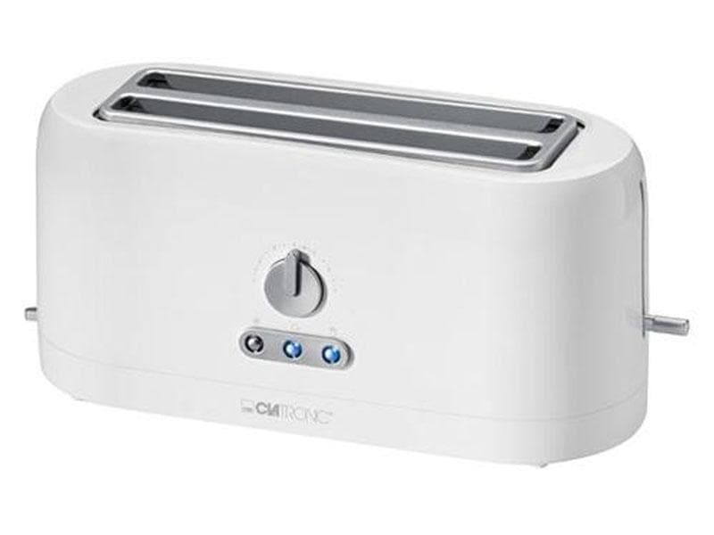 Clatronic 4 slice long-slot Automatic toaster TA 3534 white