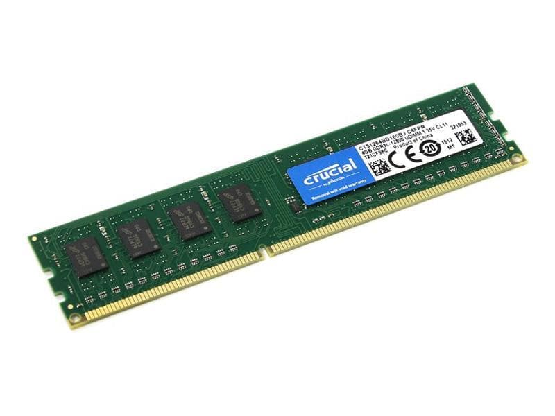 Memory Crucial DDR3L 1600MHz 4GB (1x4GB) CT51264BD160BJ
