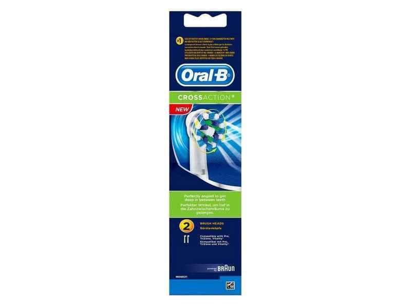 Oral-B Replacement Brush Head CrossAction EB50-2 (2 Pcs.)