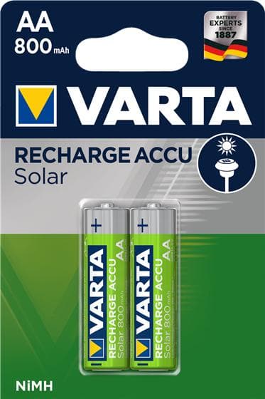 Varta Akku NiMH Mignon AA 800mAh Solar (2er Pack) 56736 101 402
