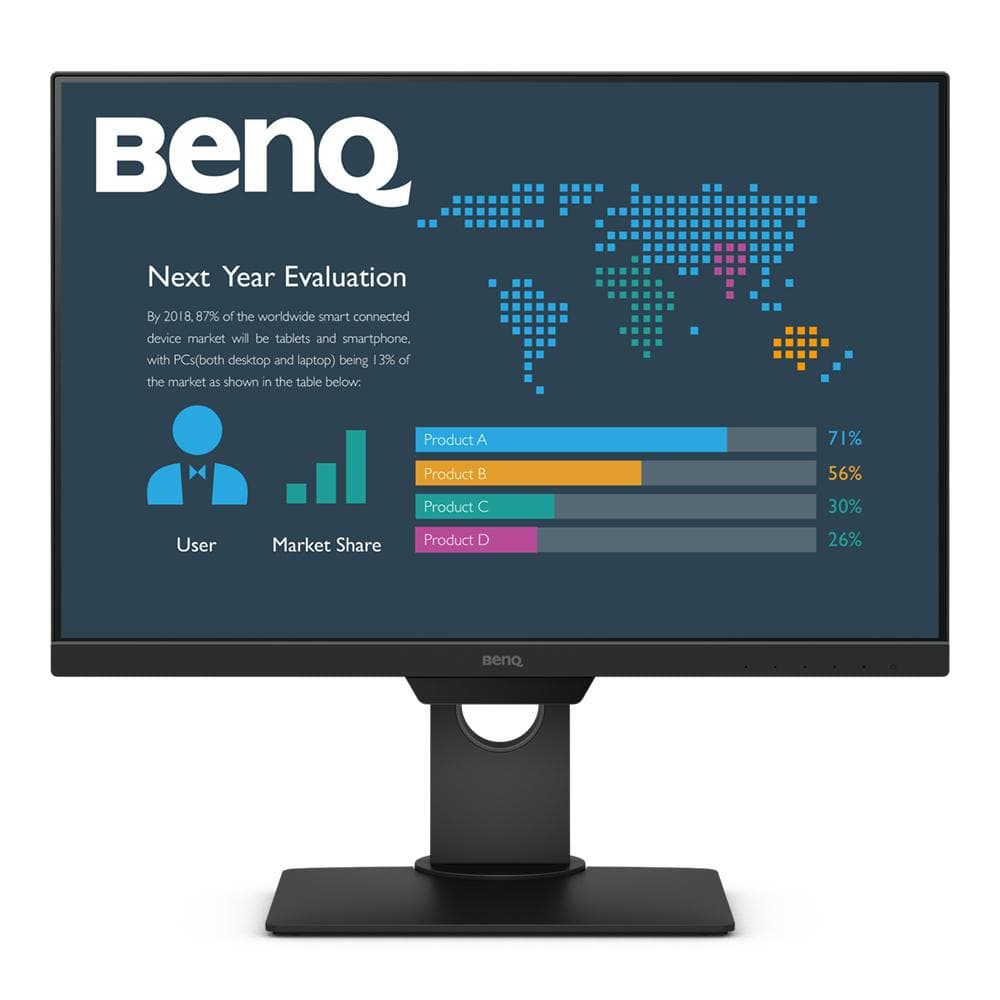 BenQ 63,5cm BL2581T 1610 DVI/DP/HDMI bk.lift/piv.WUXGA 9H.LHNLB.QBE