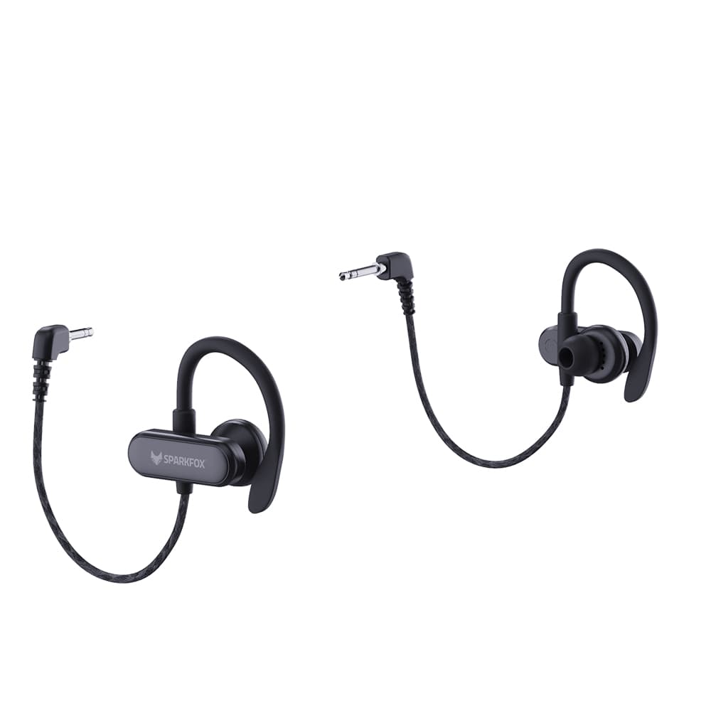 VR1 In-Ear hovedtelefoner til Oculus Quest headset, pakke med to med over-ørekrog og 6 x udskiftningshætter