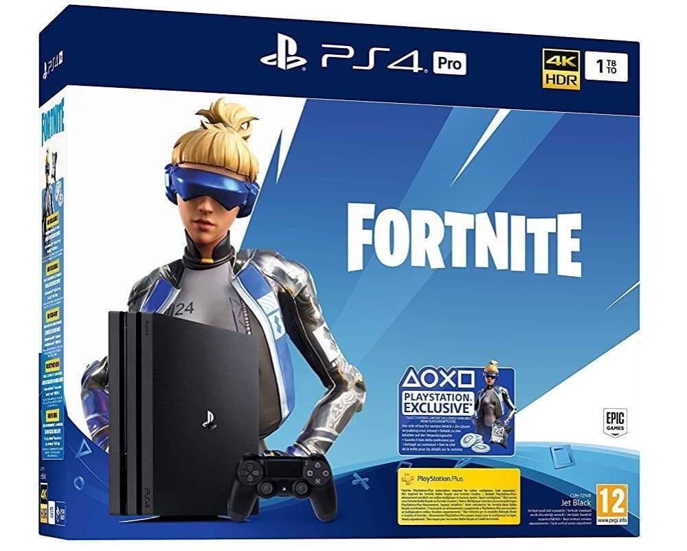 Sony PS4 Pro 1TB + Fortnite - PlayStation 4 Pro - Black