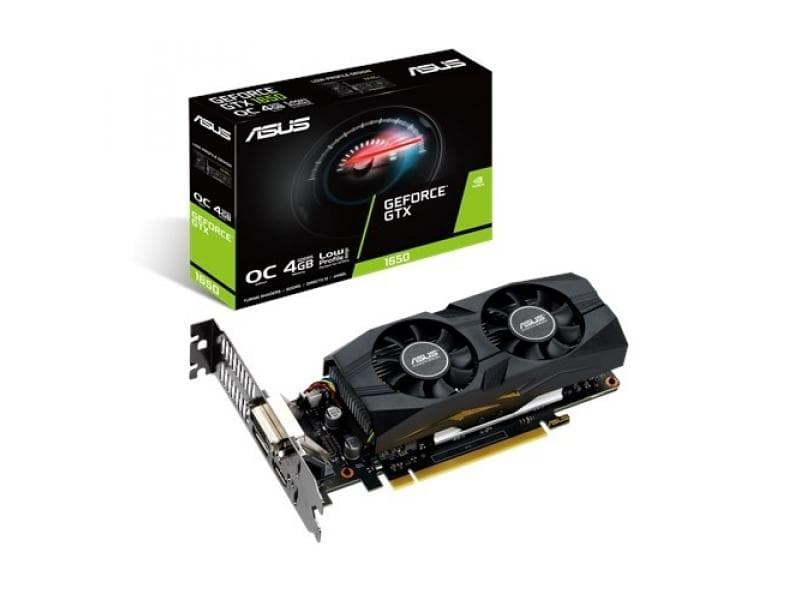 VGA Asus GeForce® GTX 1650 4GB LP OC BRK | ASUS - 90YV0D30-M0NA00