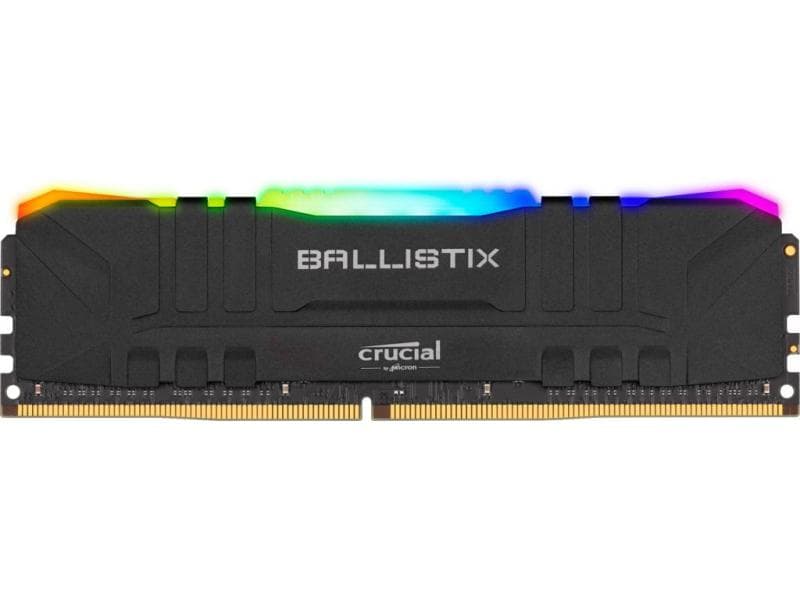 Crucial Ballistix RGB 32GB Black DDR4-3000 CL16 Dual-Kit BL2K16G30C15U4BL