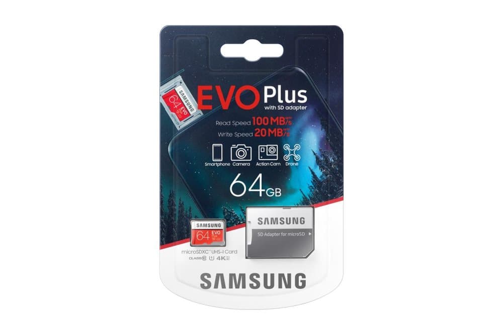 MicroSDXC Samsung EVO+ HA 64GB CL10 UHS-I U3 MB-MC64HA/EU