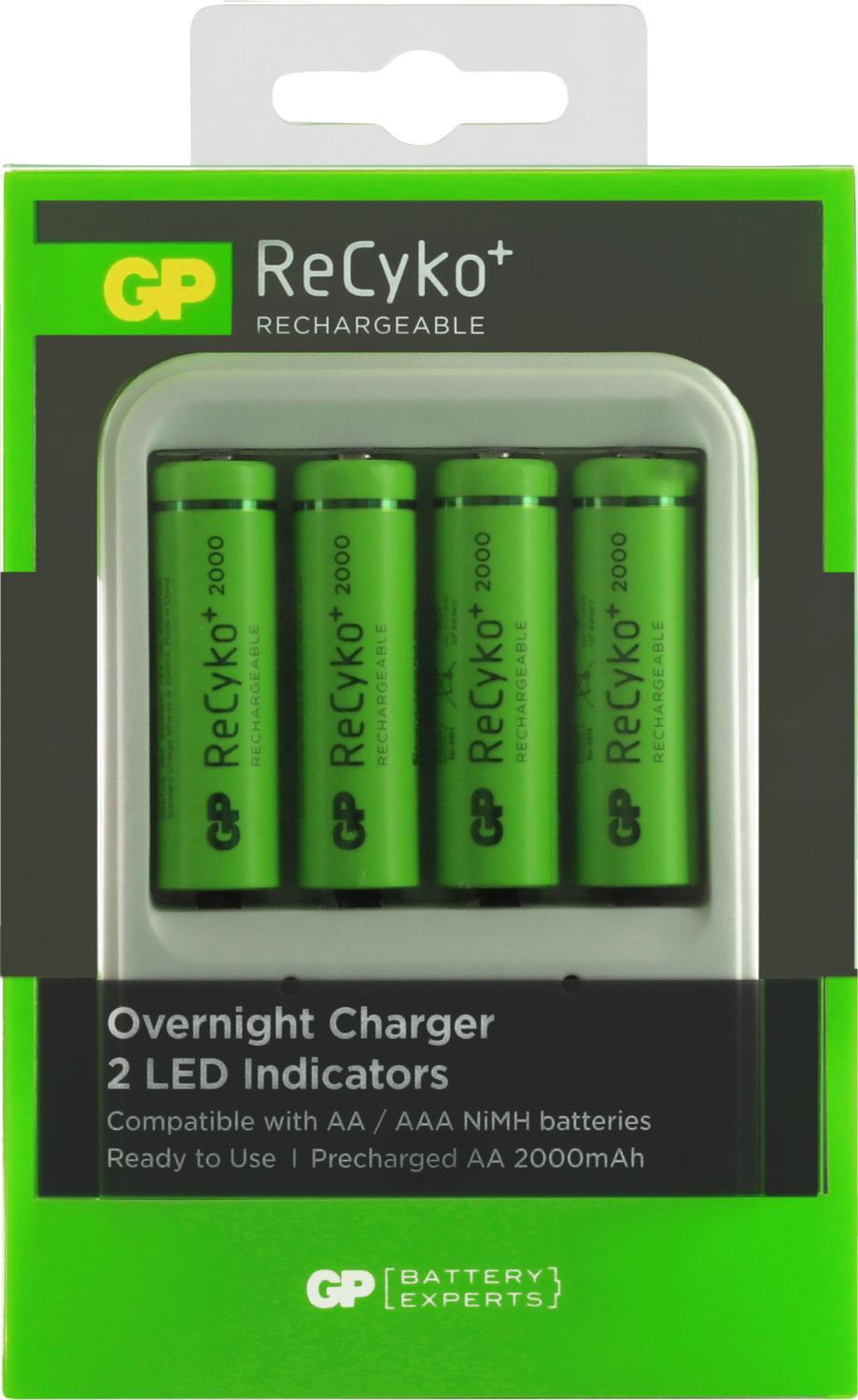 GP ReCyko PB420 Ladegerät inkl. 4 x AA 2000mAH Akkus 130420GS200AAHCC4