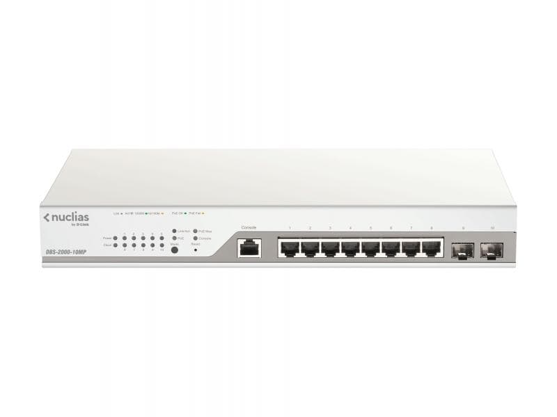 DLINK Nuclias Cloud Managed 10-Port - DBS-2000-10MP